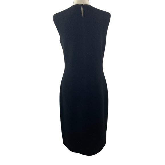 RICKIE FREEMAN TERI JON KNITWEAR FLORAL EMBROIDERED WOOL DRESS & DUSTER SET MED - Picture 6 of 14